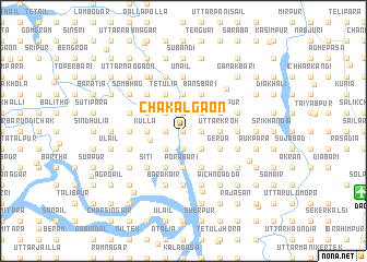 map of Chākalgaon