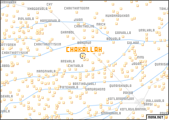 map of Chak Allāh