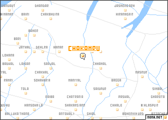 map of Chak Amru