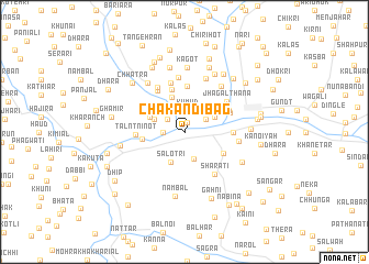 map of Chakān di Bāg