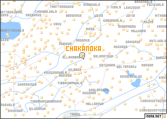 map of Chak Anoka