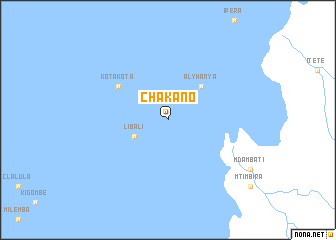 map of Chakano