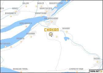 map of Chakan