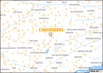 map of Chākarābād