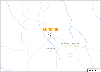 map of Chakari