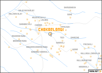 map of Chakar Lāndi