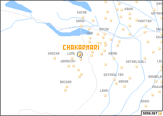 map of Chākar Māri