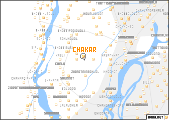 map of Chākar