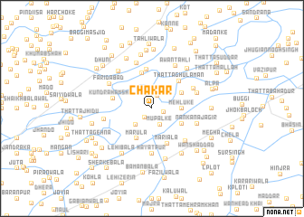 map of Chākar