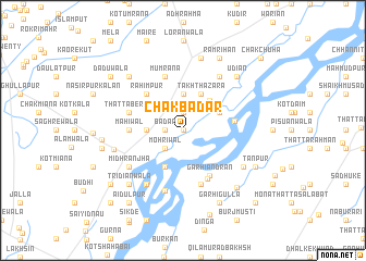 map of Chak Badar