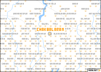 map of Chak Balarām