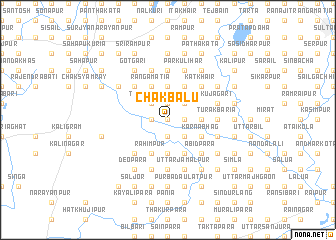 map of Chak Bālu