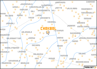 map of Chak Bal