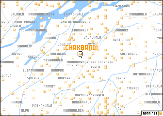 map of Chak Bandi