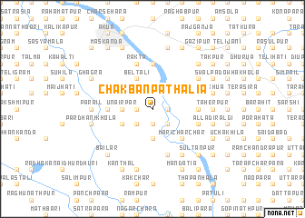 map of Chak Banpāthālia