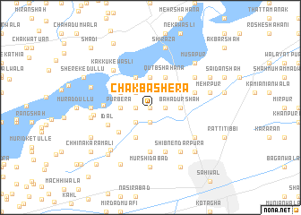 map of Chak Bashera