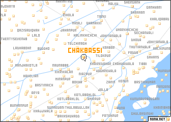 map of Chak Bassi