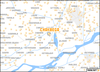 map of Chak Bega