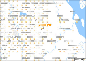 map of Chak Bera