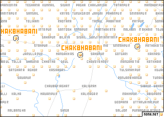 map of Chak Bhabāni