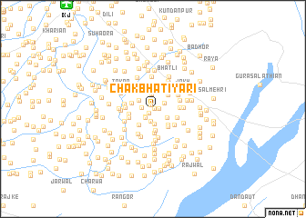 map of Chak Bhatiyāri