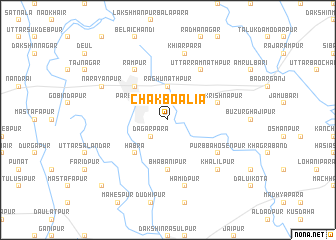 map of Chakboālia