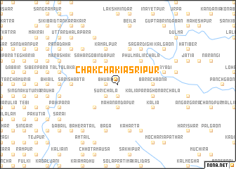 map of Chakchakia Sripur