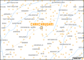 map of Chak Chaudhri