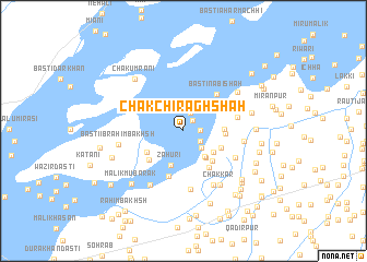 map of Chak Chirāgh Shāh