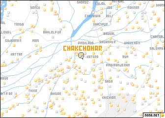 map of Chak Chohār