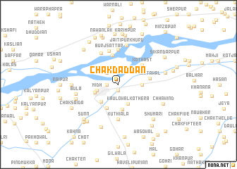 map of Chak Daddān