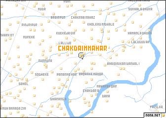map of Chak Dāim Mahār