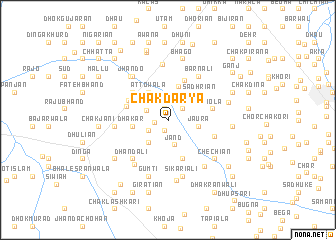 map of Chak Darya