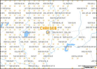 map of Chak Deb