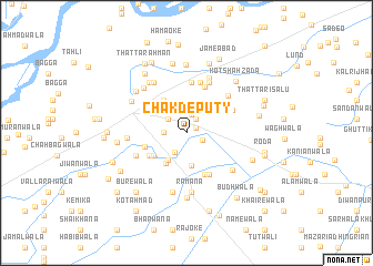 map of Chak Deputy