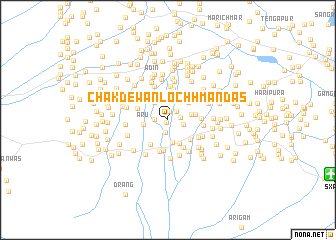 map of Chak Dewān Lochhmān Dās