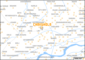 map of Chak Dhola