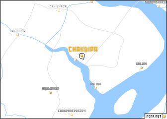 map of Chakdipa