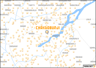 map of Chak Doburji