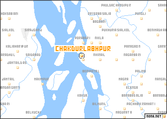 map of Chak Durlabhpur
