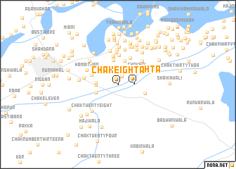 map of Chak Eight A