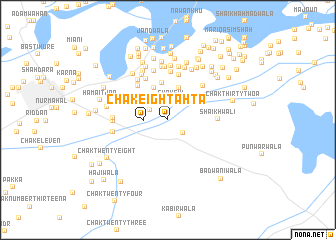 map of Chak Eight A