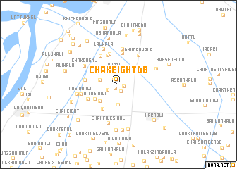 map of Chak Eight DB