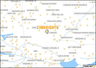 map of Chak Eight D