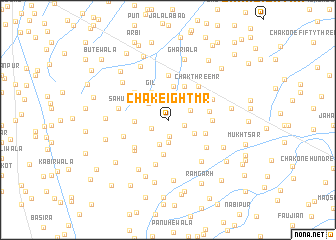 map of Chak Eight MR