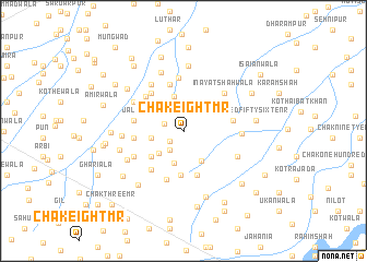 map of Chak Eight MR