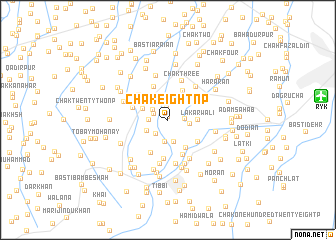 map of Chak Eight NP