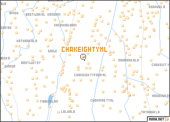 map of Chak Eighty ML