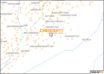 map of Chak Eighty