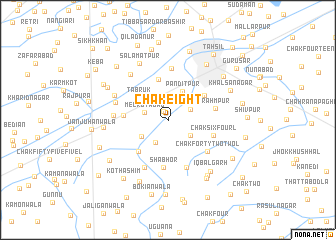 map of Chak Eight